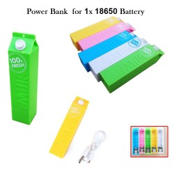 Νέο στυλ Μπρελόκ θήκη μπαταρίας 1Χ 18650 Power Bank